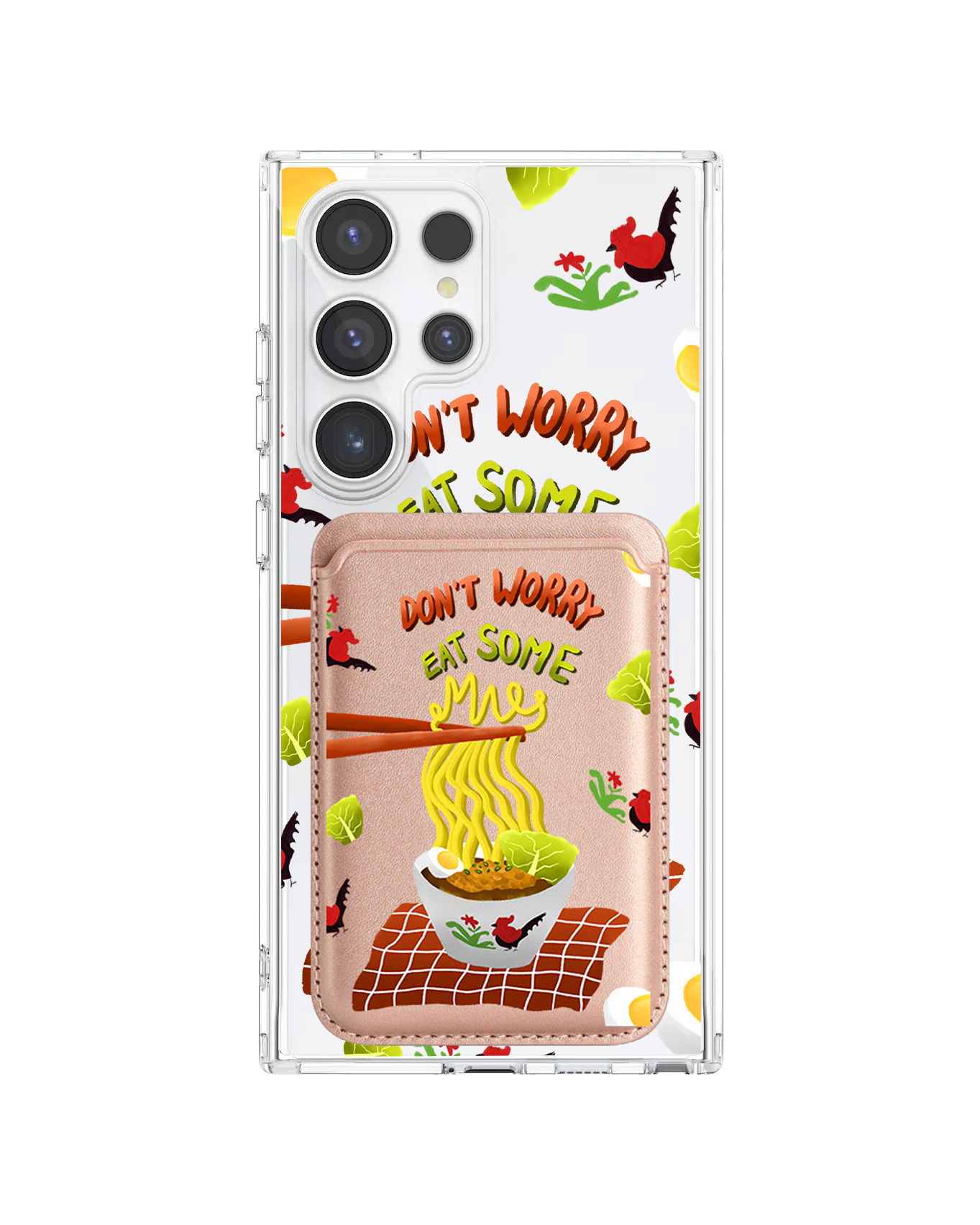 Android Magnetic Wallet Case - Go Eat Some Mie