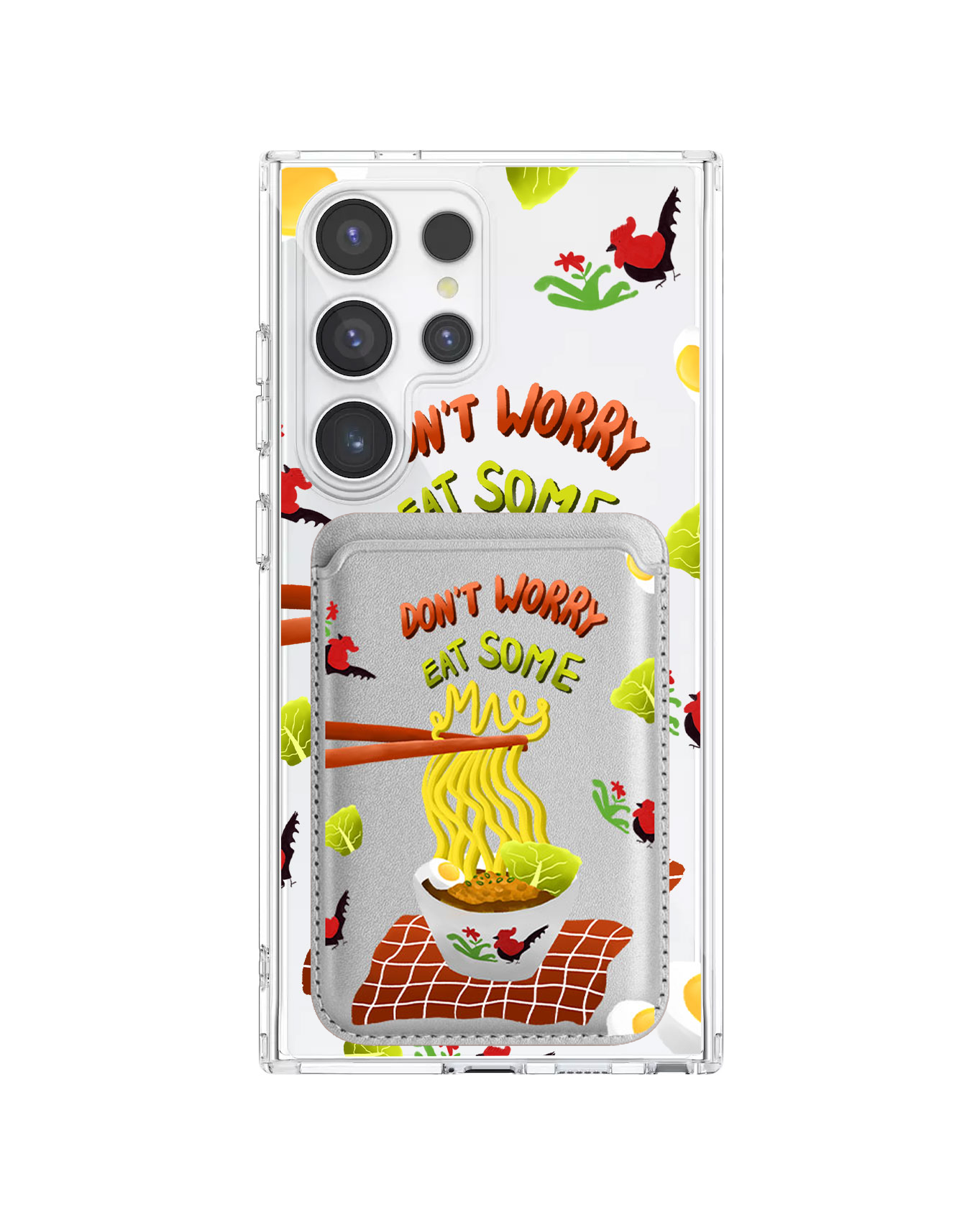 Android Magnetic Wallet Case - Go Eat Some Mie