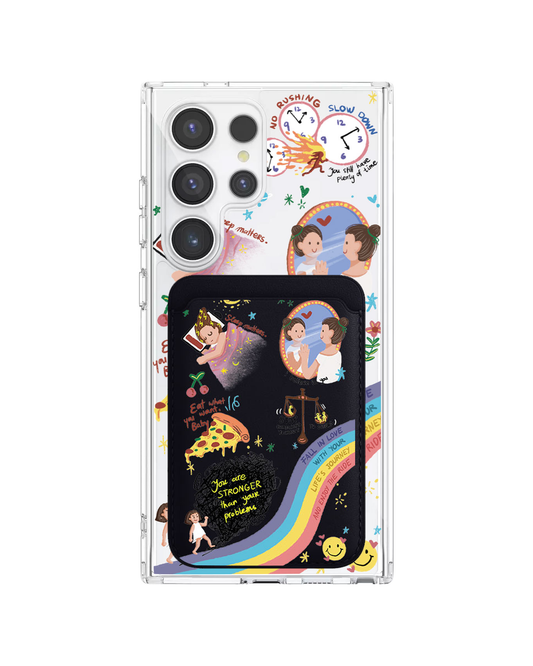 Android Magnetic Wallet Case - Self Love 2.0