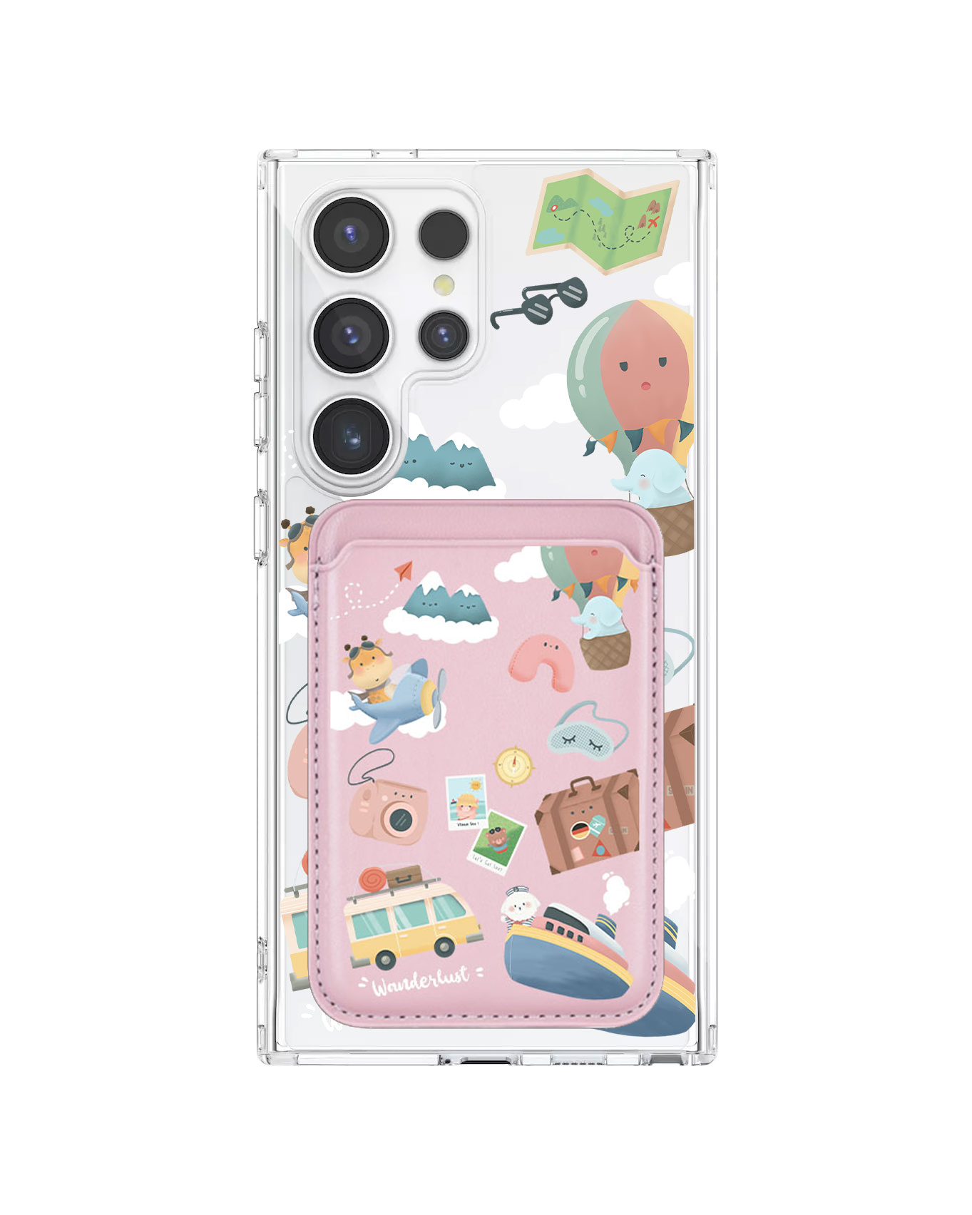 Android Magnetic Wallet Case - Travel