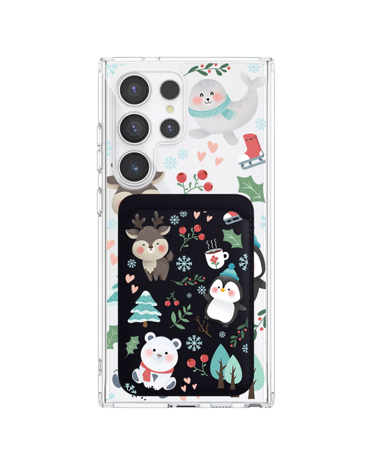 Android Magnetic Wallet Case - Winter