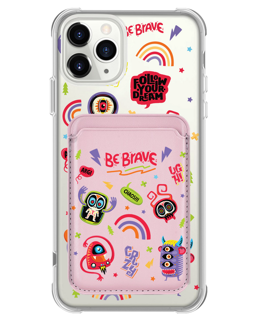 iPhone Magnetic Wallet Case - Baby Monster