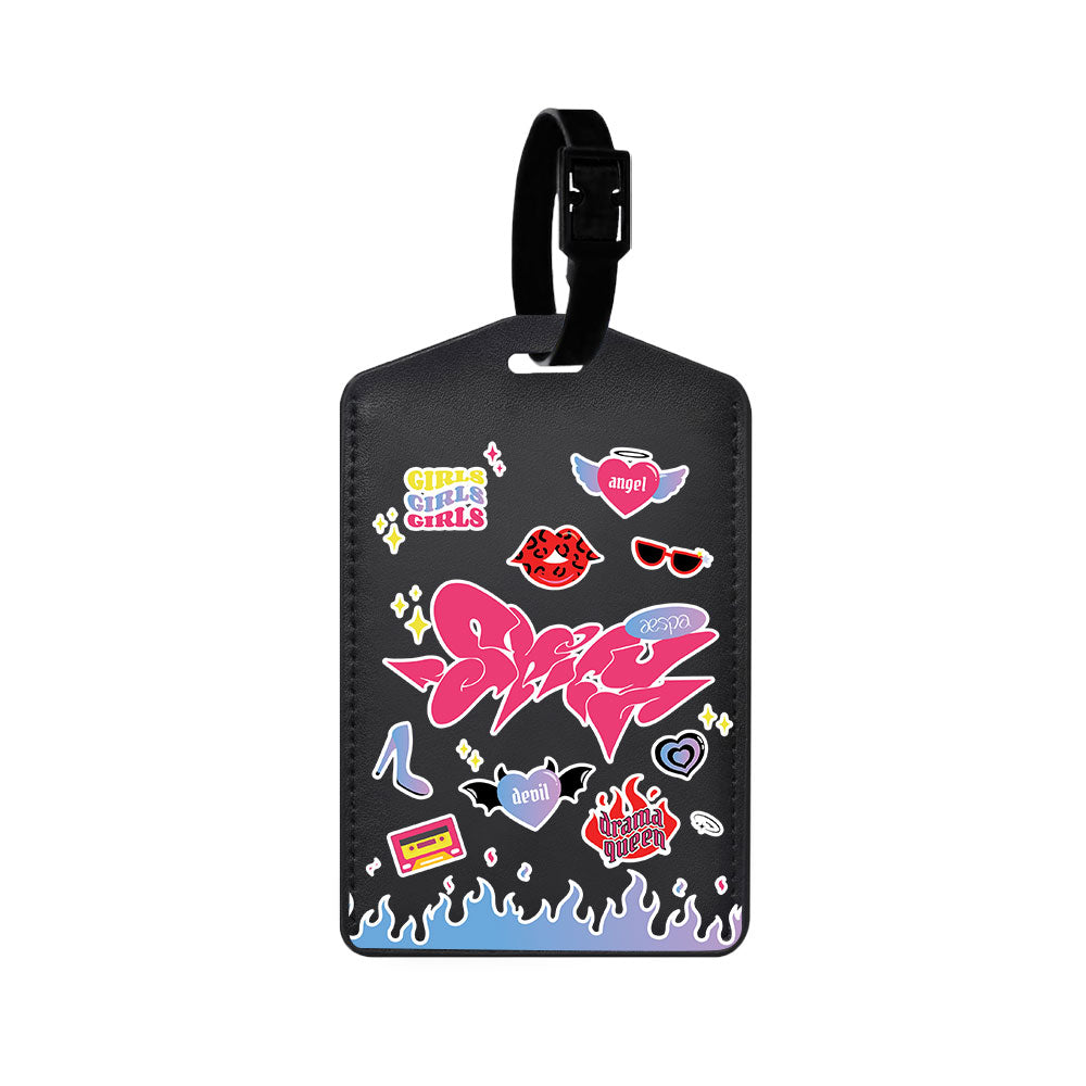 Vegan Leather Bag Tag - Aespa Spicy