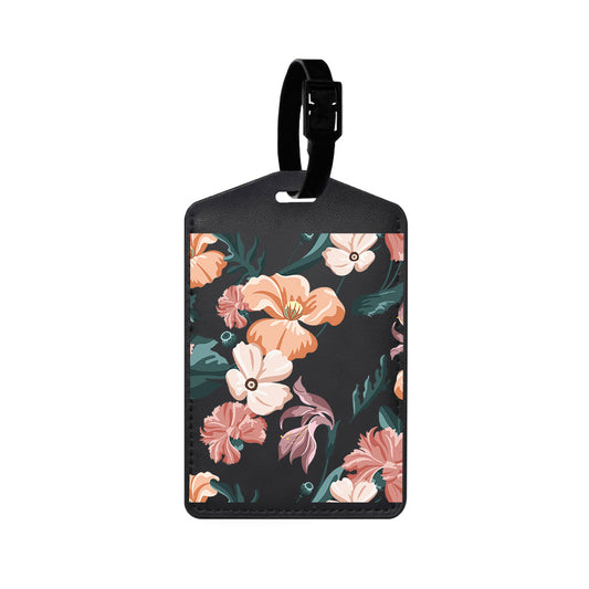 Vegan Leather Bag Tag - Botanical Garden 1.0