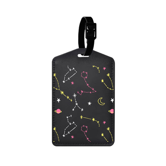 Vegan Leather Bag Tag - Constellation Candy
