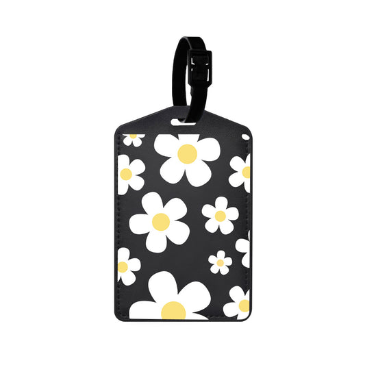 Vegan Leather Bag Tag - Daisy 3.0