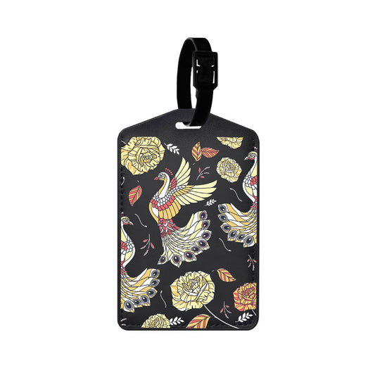 Vegan Leather Bag Tag - Bird of Paradise 5.0