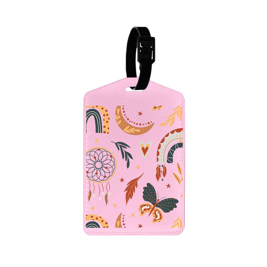 Vegan Leather Bag Tag - Boho 3.0