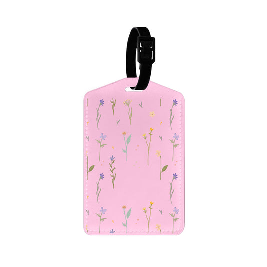 Vegan Leather Bag Tag - Botanical Garden 2.0