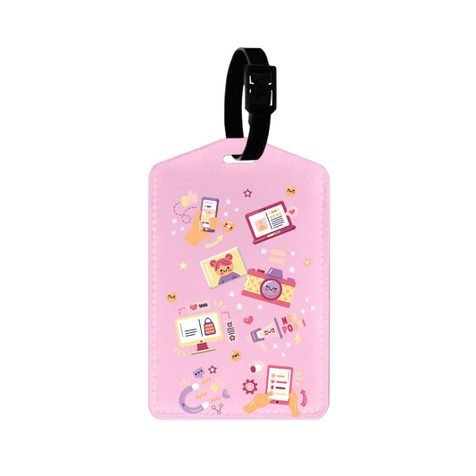 Vegan Leather Bag Tag - Conten Creator