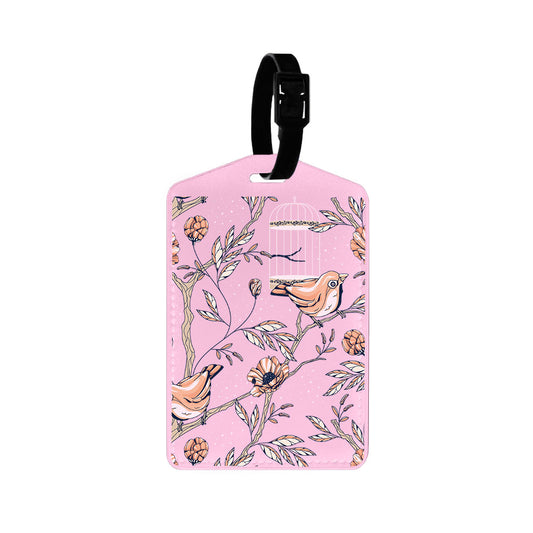 Vegan Leather Bag Tag - Lovebird 13.0