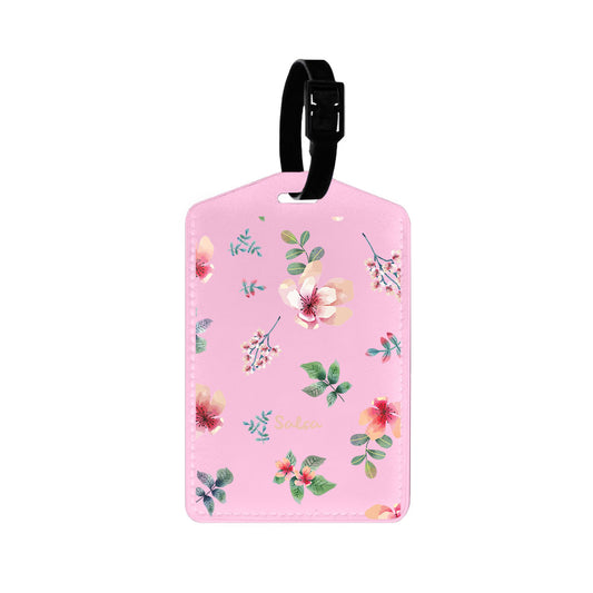 Vegan Leather Bag Tag - Botanical Garden 5.0