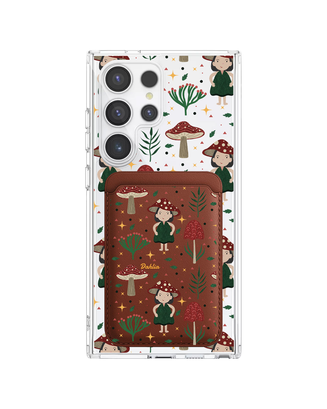 Android Magnetic Wallet Case - Lost in the Forest 2.0