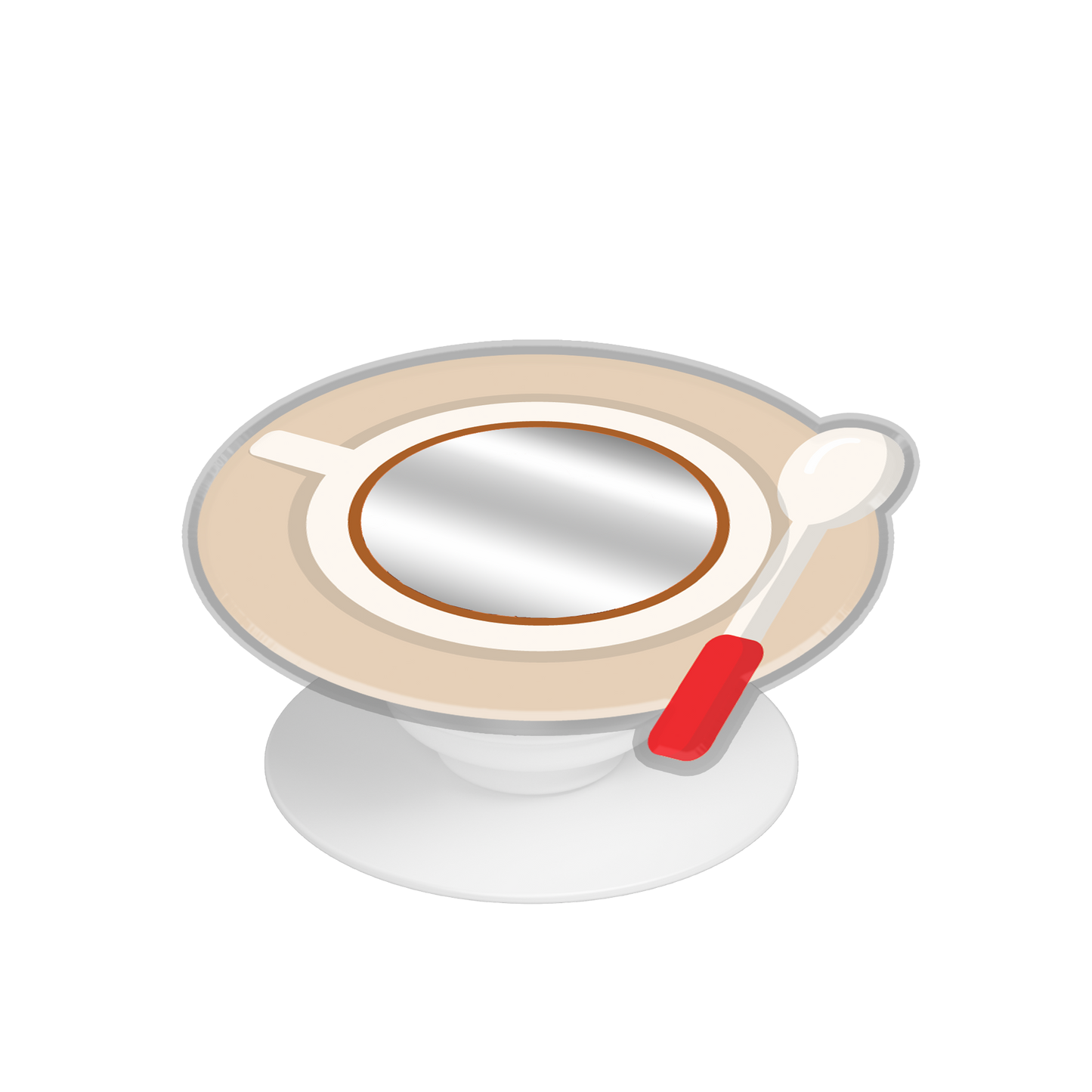 Pop Up Grip Mirror - Barista