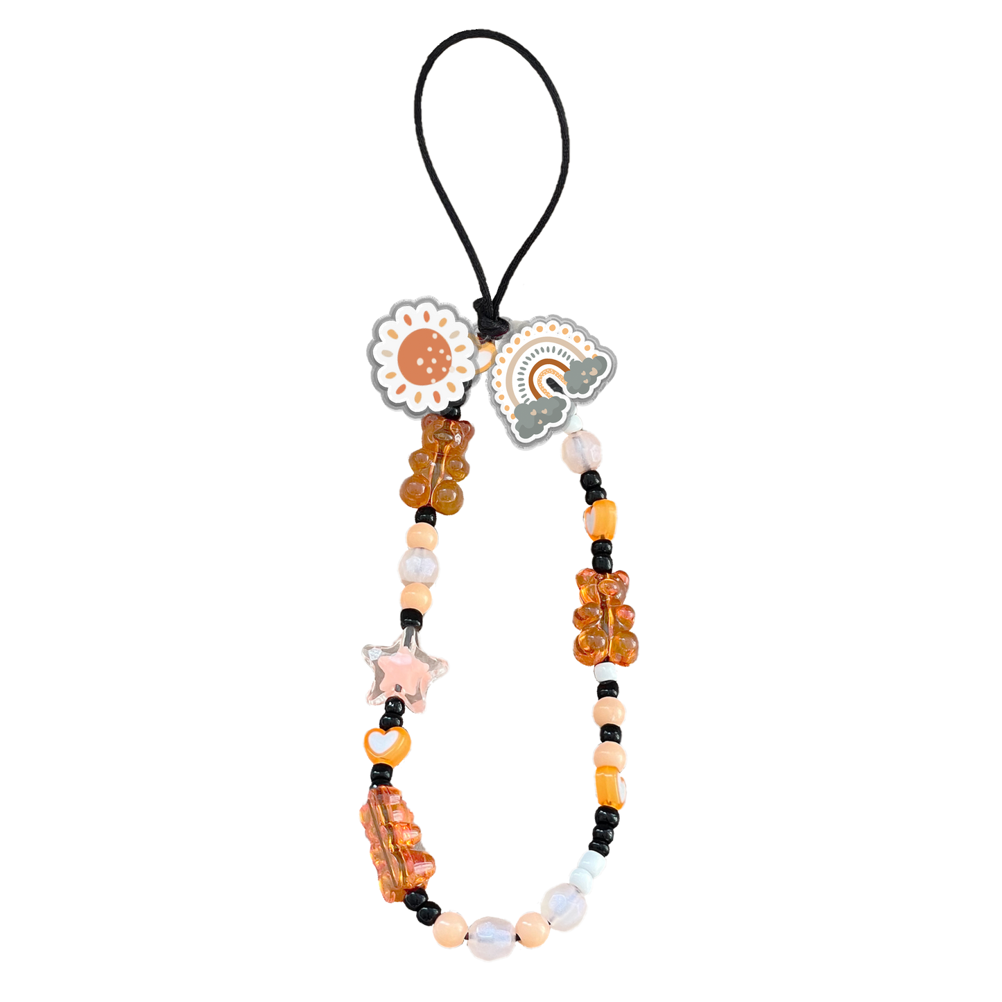 Beaded Strap with Acrylic Charm - Boho 2.0 & 4.0