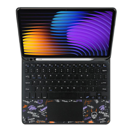 iPad / Android Tab Wireless Keyboard Flipcover - Graffiti 1.0