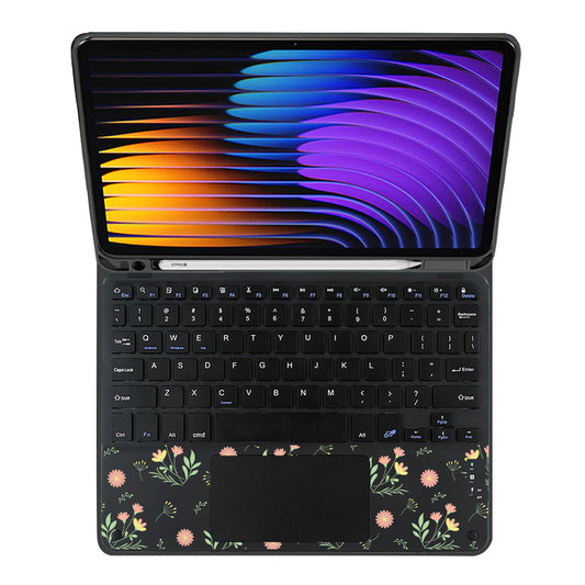 iPad / Android Tab Wireless Keyboard Flipcover - Dandelion