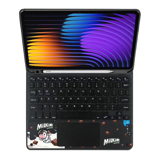 iPad / Android Tab Wireless Keyboard Flipcover - Milkie