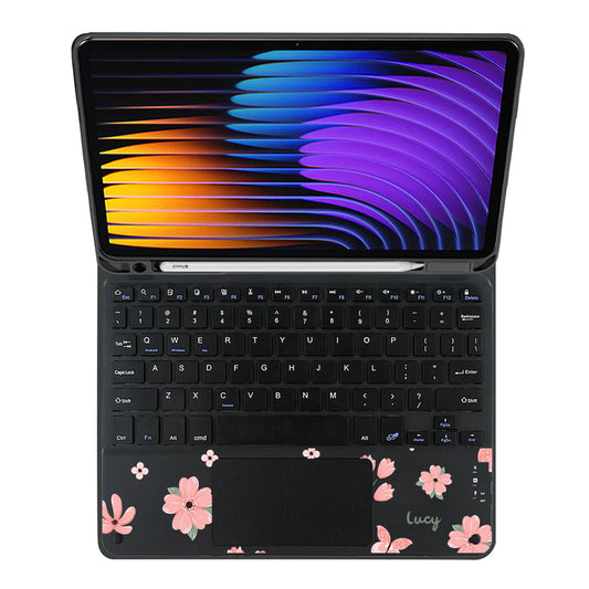 iPad / Android Tab Wireless Keyboard Flipcover - Pink Delight