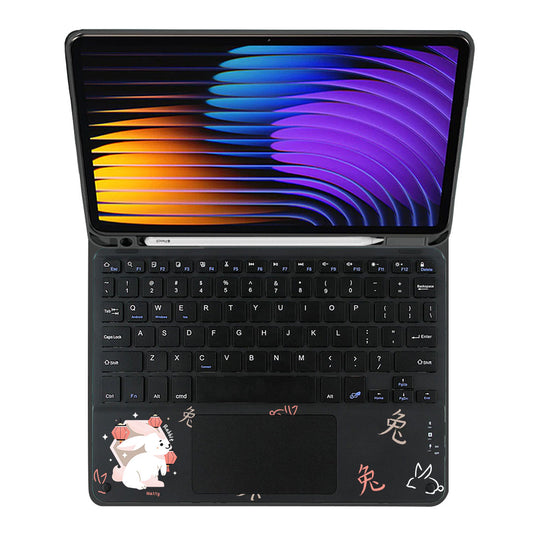 iPad / Android Tab Wireless Keyboard Flipcover - Rabbit (Chinese Zodiac / Shio)