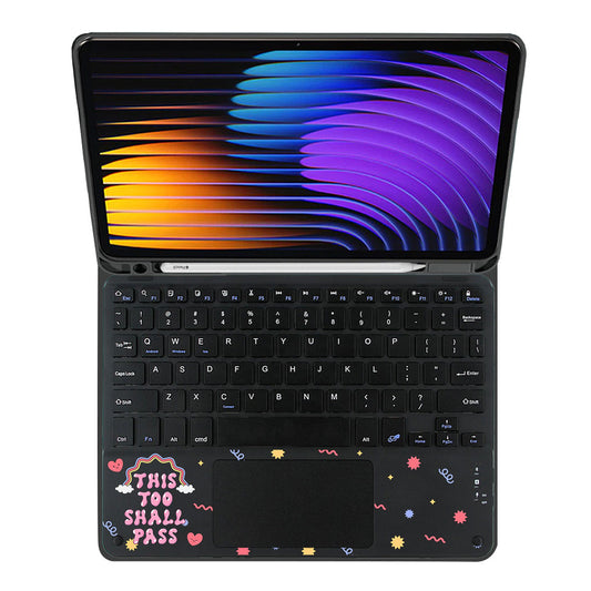 iPad / Android Tab Wireless Keyboard Flipcover - This Too Shall Pass