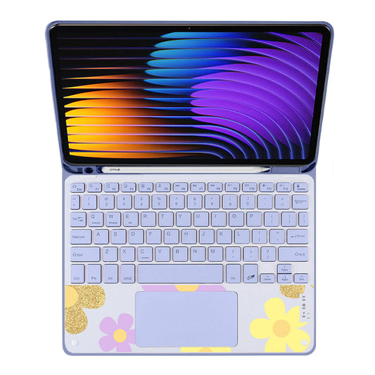 iPad / Android Tab Wireless Keyboard Flipcover - Daisy Twinkle
