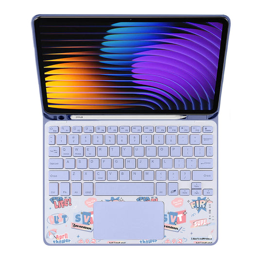iPad / Android Tab Wireless Keyboard Flipcover - Seventeen Super