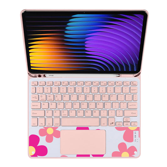 iPad / Android Tab Wireless Keyboard Flipcover - Daisy Delight