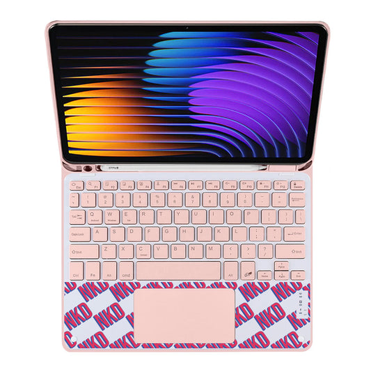 iPad / Android Tab Wireless Keyboard Flipcover - CUSTOM MONOGRAM 3.0 Diagonal Initial 2.0