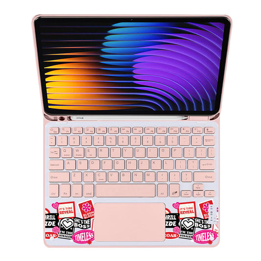 iPad / Android Tab Wireless Keyboard Flipcover - The Boyz Song Sticker Pack