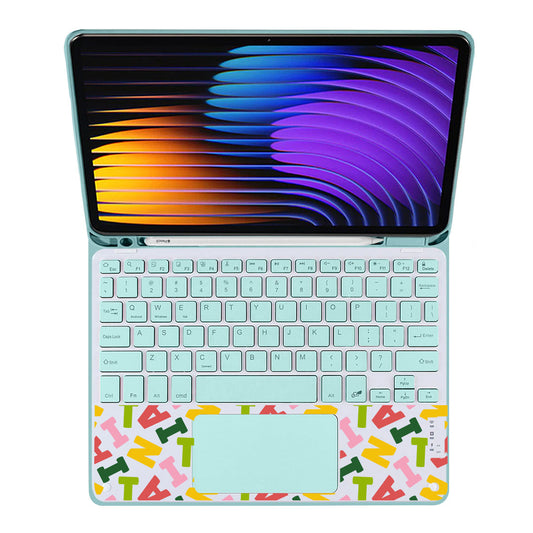 iPad / Android Tab Wireless Keyboard Flipcover - Scattered Monogram 3.0