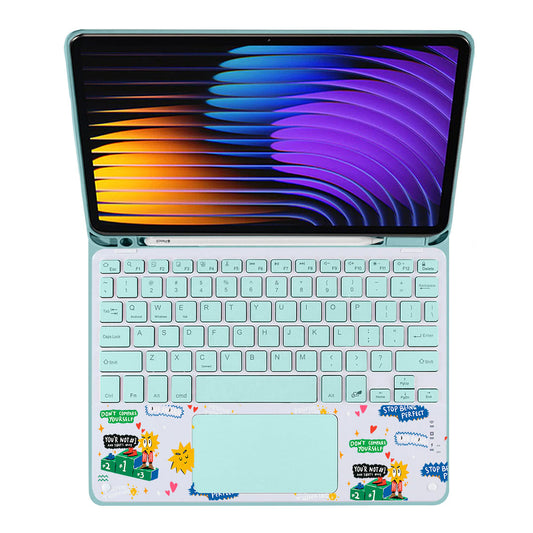 iPad / Android Tab Wireless Keyboard Flipcover - Selfless Love 4.0