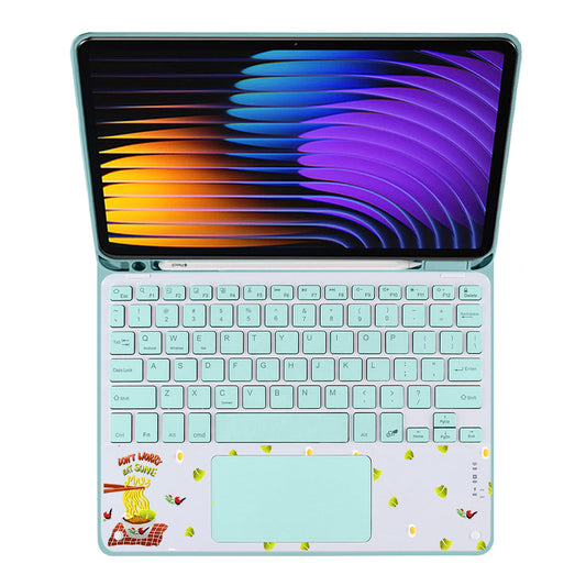 iPad / Android Tab Wireless Keyboard Flipcover - Go Eat Some Mie