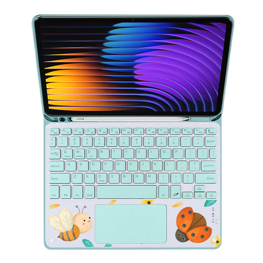 iPad / Android Tab Wireless Keyboard Flipcover - Lady Bug & Bee