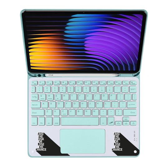 iPad / Android Tab Wireless Keyboard Flipcover - Take the Risk