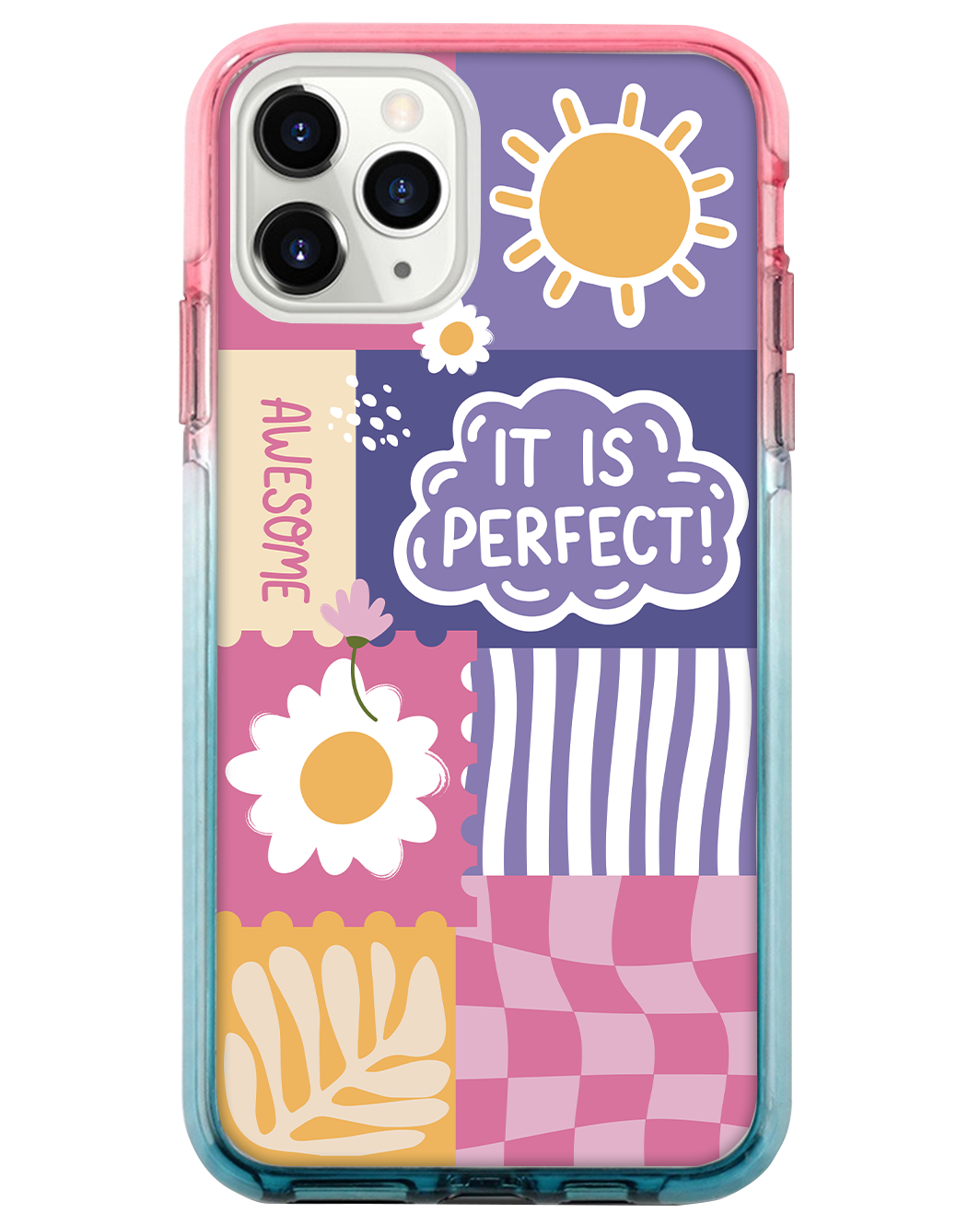 Ombre Bumper Case - Abstract Quotes 1.0