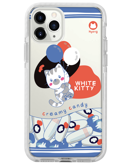 iPhone Rearguard Bumper - White Kitty