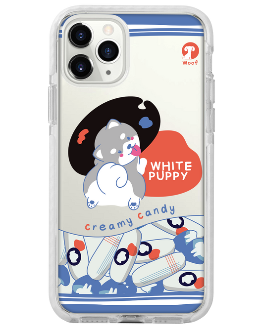 iPhone Rearguard Bumper - White Puppy