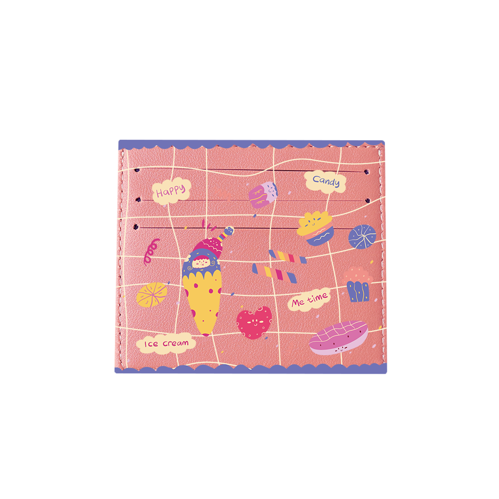 6 Slots Card Holder - Candy Doodle