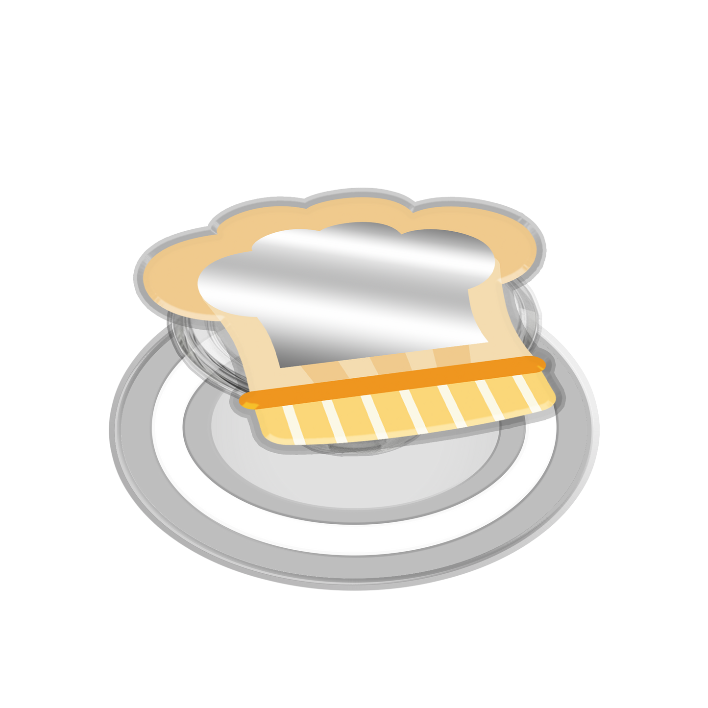 Magnetic Grip Mirror - Chef or Baker