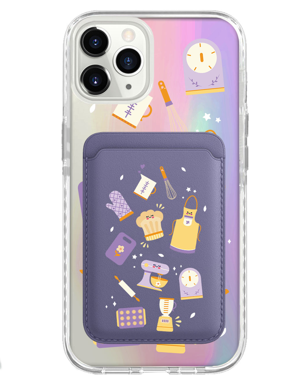 iPhone Magnetic Wallet Holo Case - Chef or Baker