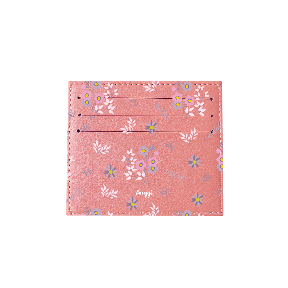 6 Slots Card Holder - Cherry Blossom