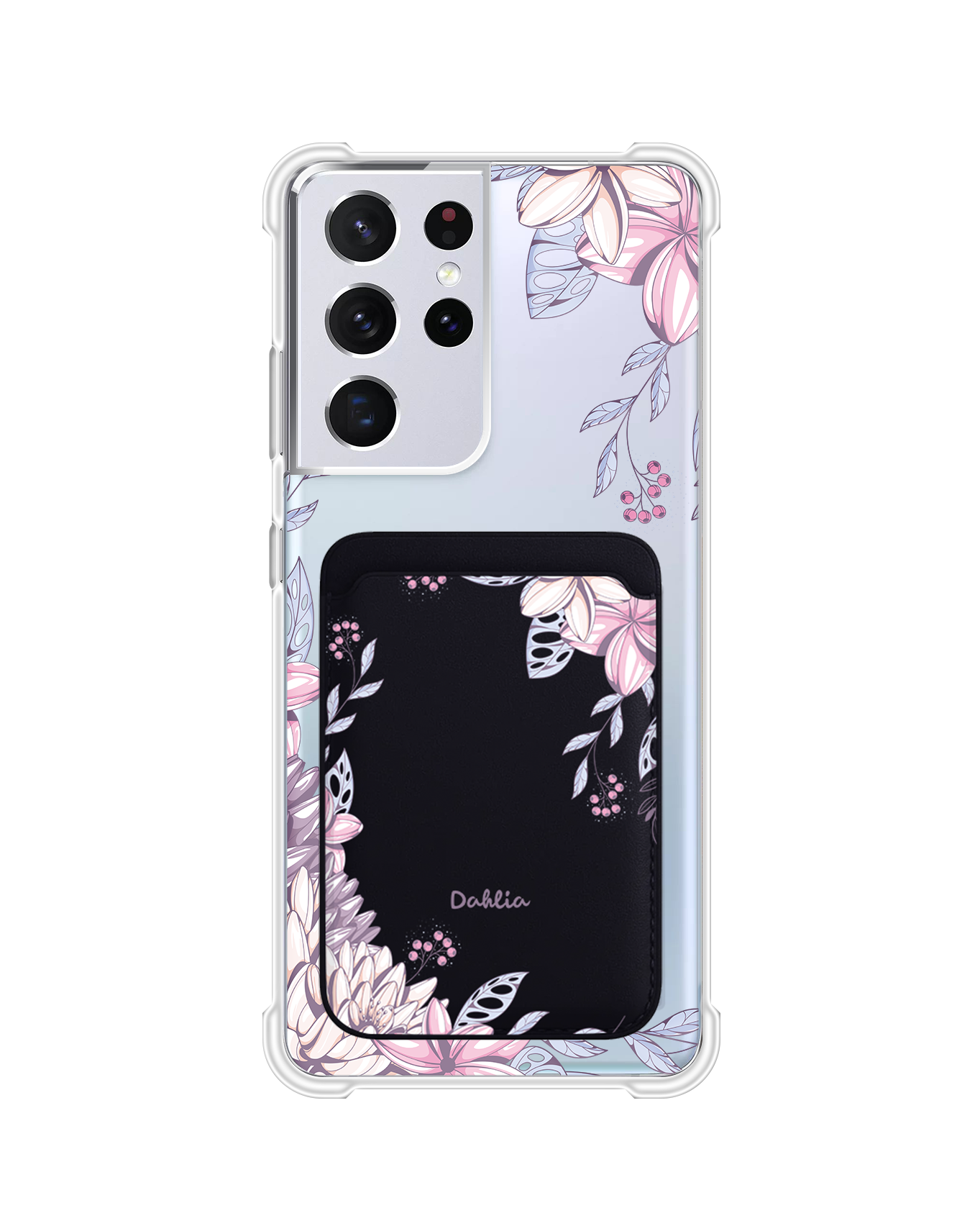 Android Magnetic Wallet Case - Dahlia