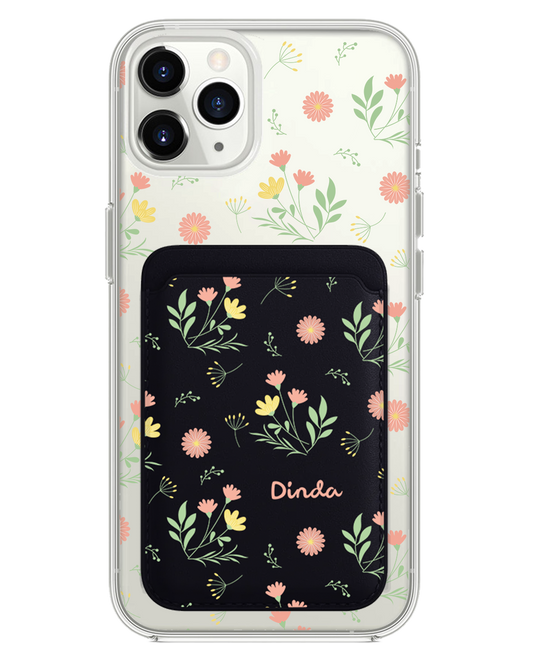 iPhone Magnetic Wallet Case - Dandelion