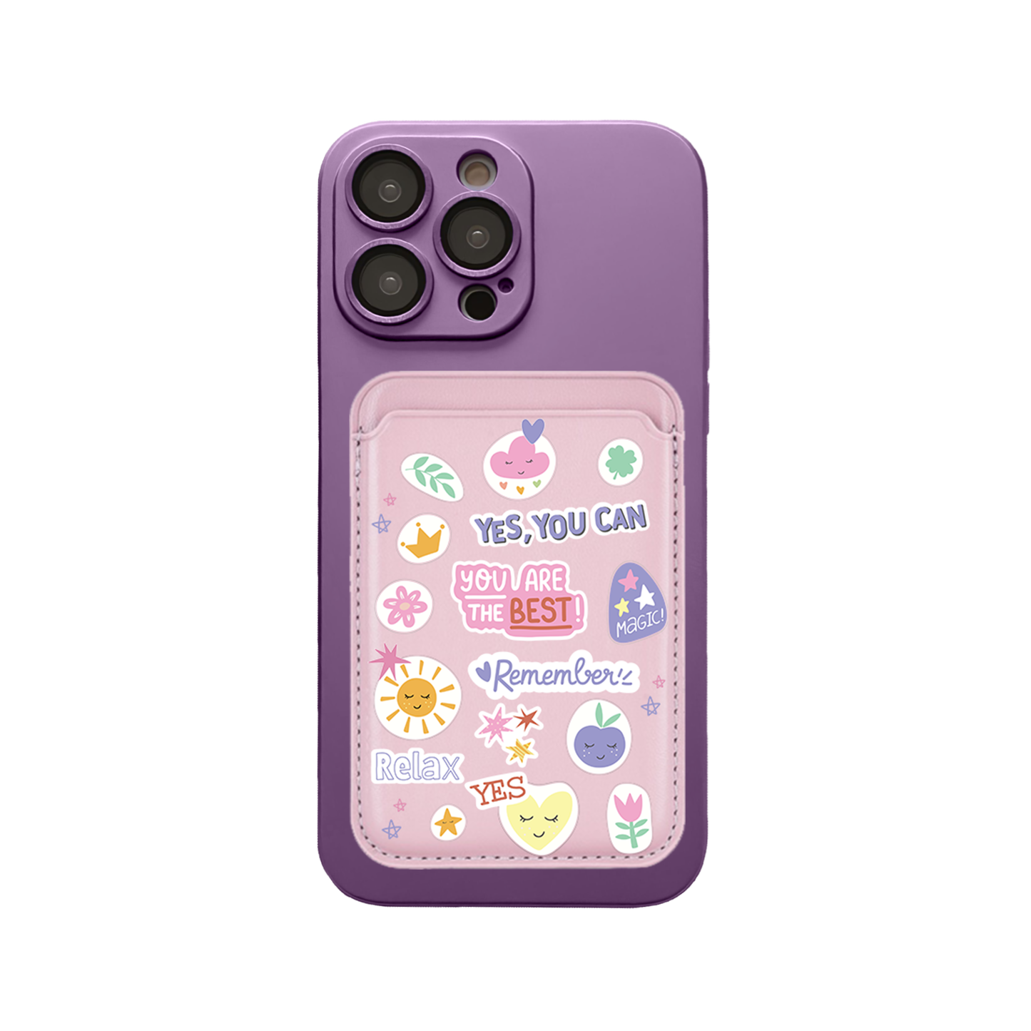 iPhone Magnetic Wallet Silicone Case - You are The Best 2.0