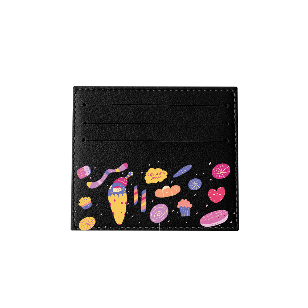 6 Slots Card Holder - Dessert Doodle