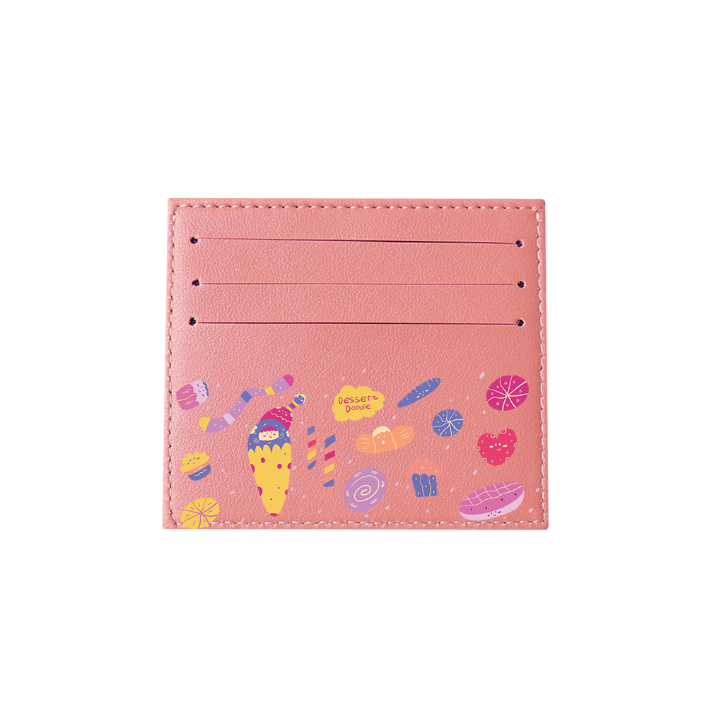 6 Slots Card Holder - Dessert Doodle