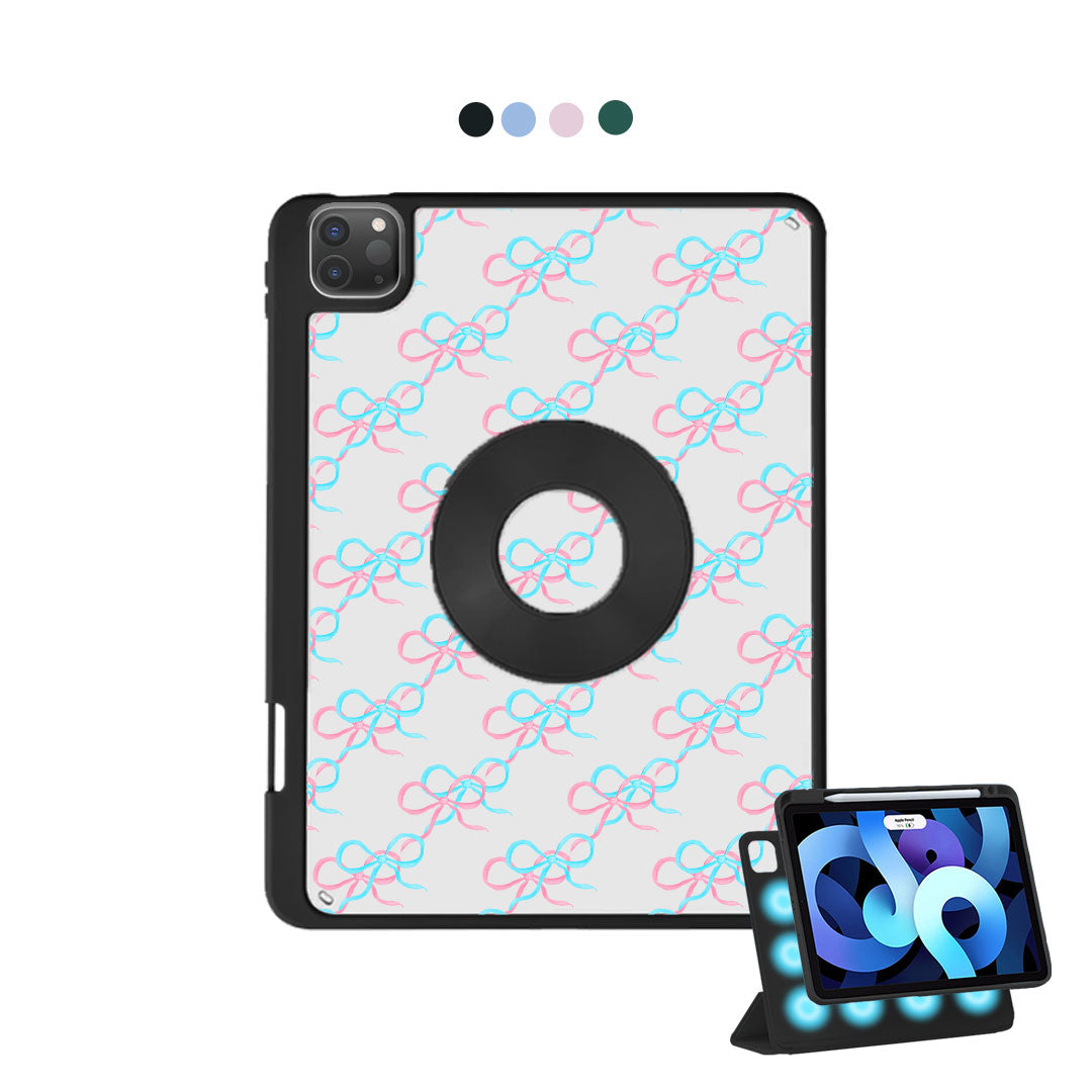 iPad Detachable Flip Cover - Coquette Overlap Bow