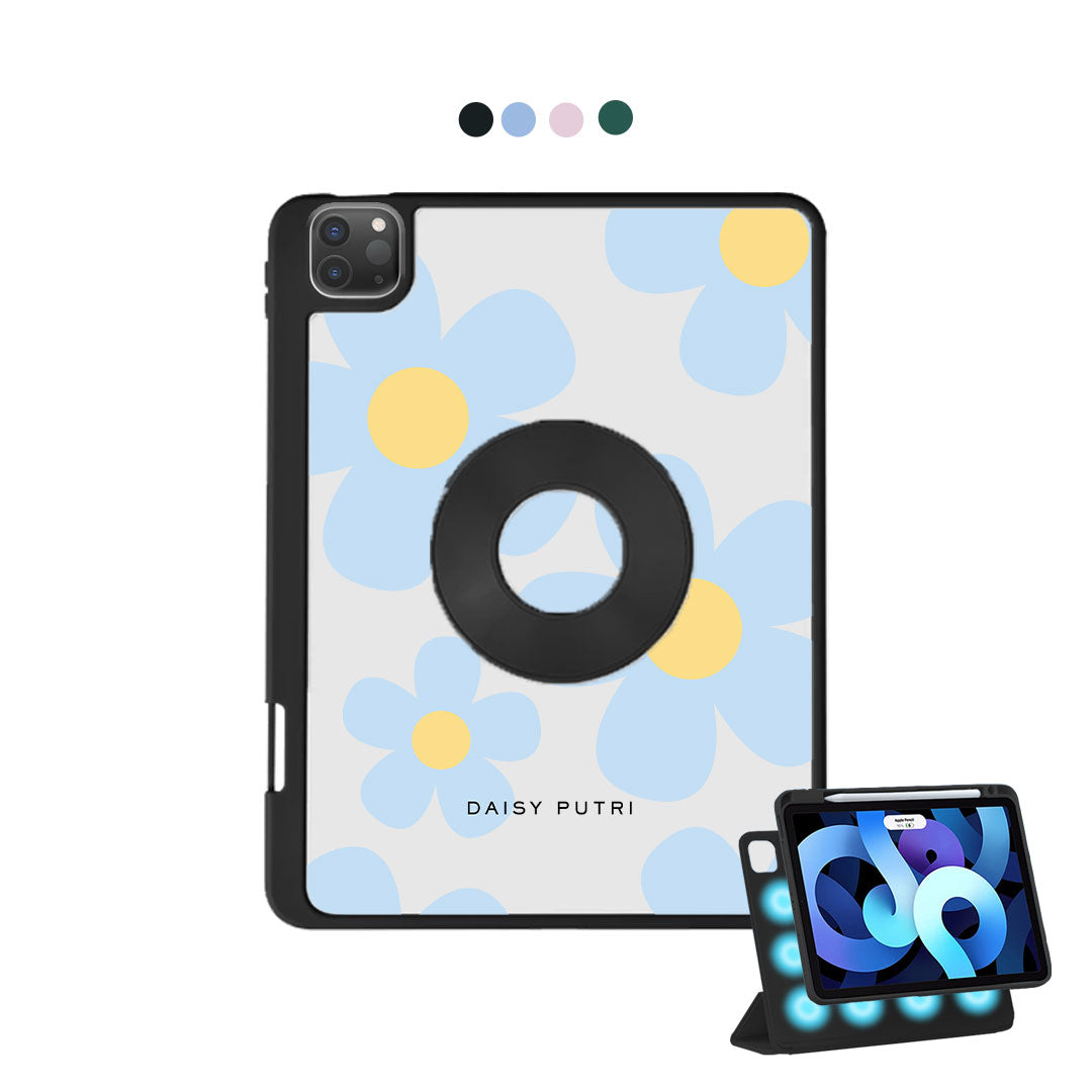 iPad Detachable Flip Cover - Daisy Garland