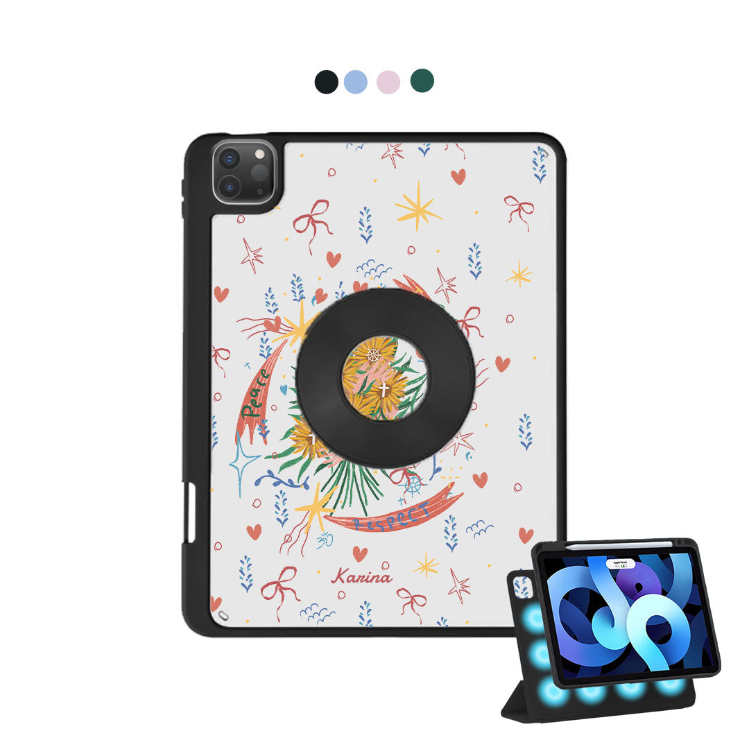 iPad Detachable Flip Cover - Peace
